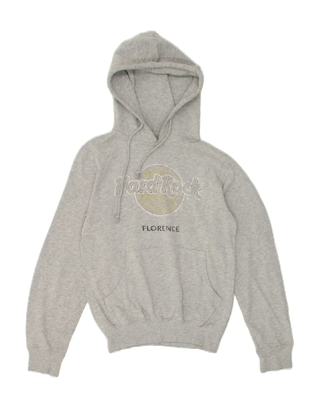 Big Savings HARD ROCK CAFE Womens Florence Graphic Hoodie Jumper UK 10 Small Grey