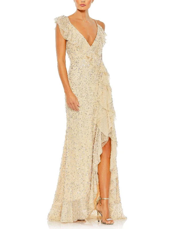 Limited Availability Womens Embellished Special Occasion Evening Dress