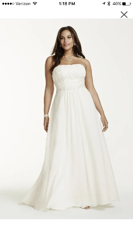 Customer Appreciation Sale David's Bridal STRPLS CHFFNSFT ALN/ 9V9743