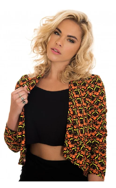 Super Bargain Solitaire Orange Waterfall Jacket