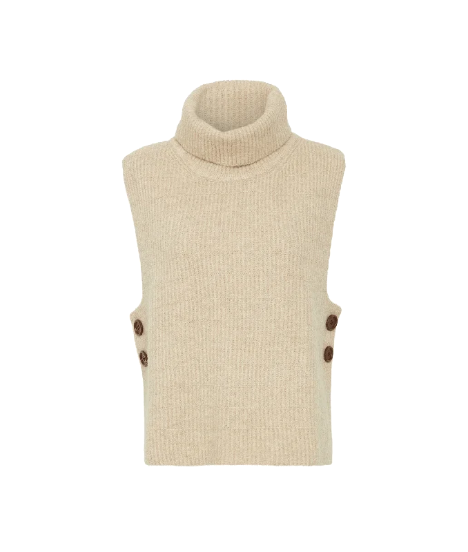 Referral Discount Iasidonie Vest - Cream