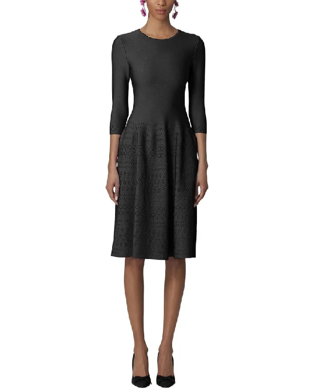 New Markdowns Carolina Herrera Flare Midi Dress