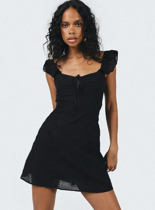 Quick Sale Besiana Mini Dress Black