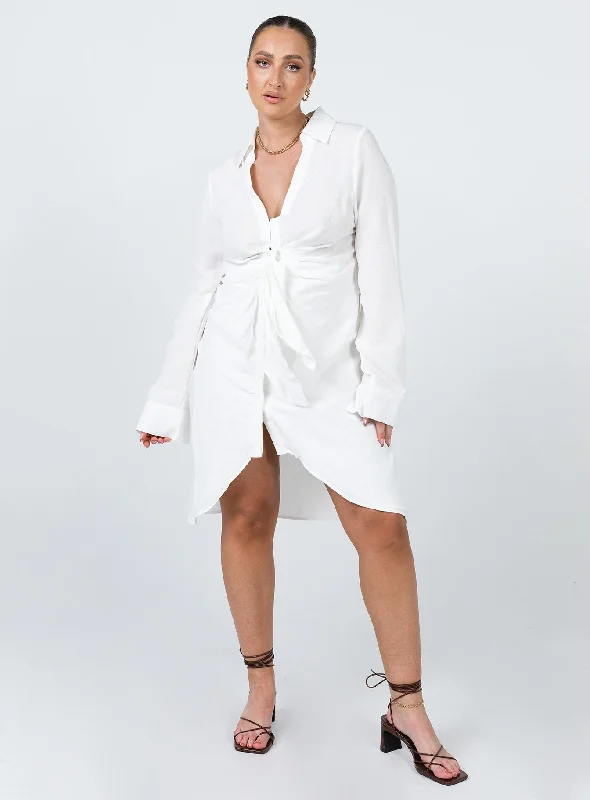 Bargain Bin Maisie Mini Dress White