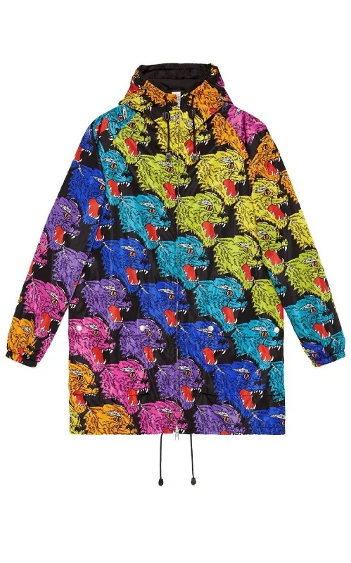 Clearance Items Panther face nylon jacket