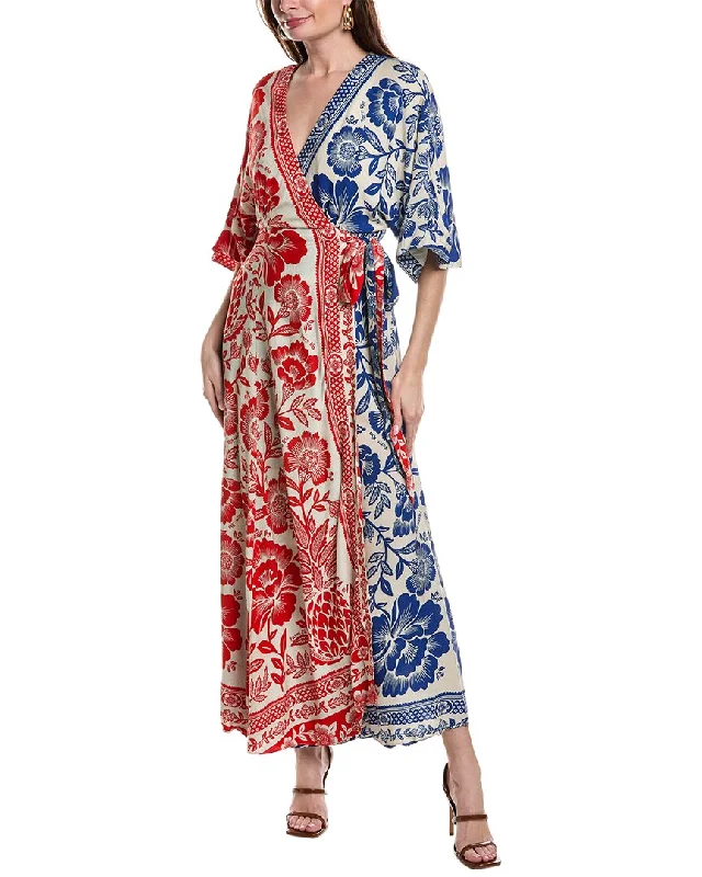 Discount Deals FARM Rio Mixed Pineapple Garden Wrap Dress