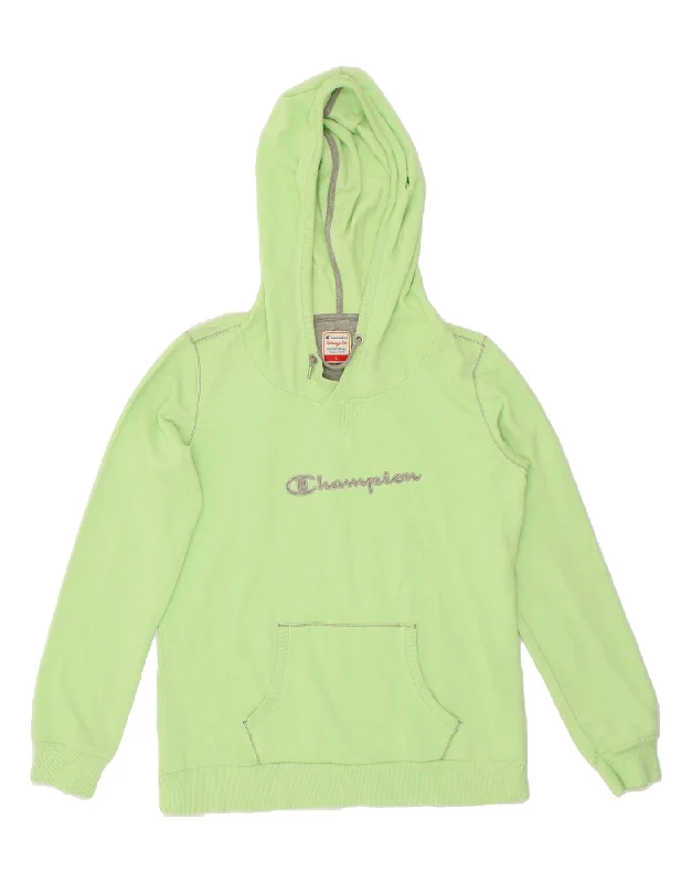 Stock Up and Save CHAMPION Womens Heritage Fit Graphic Hoodie Jumper UK 16 Large Green Stock Up and Save CHAMPION Womens Heritage Fit Graphic Hoodie Jumper UK 16 Large Green
