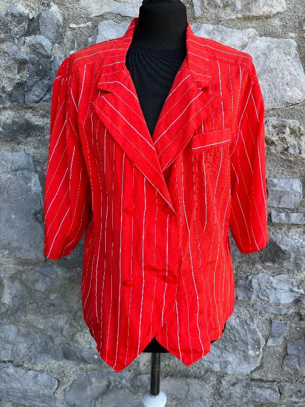 Red stripy jacket uk 12-14