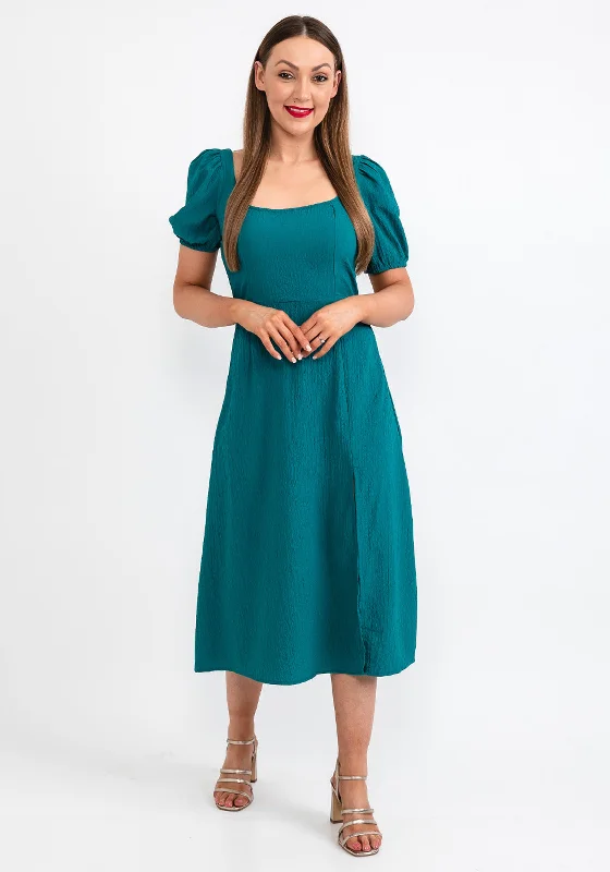 Tiffosi Jasmine Midi Dress, Forest Green