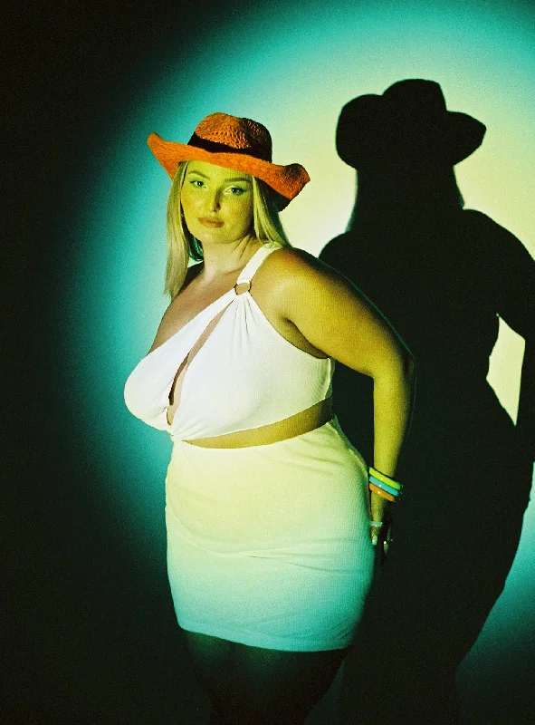 Great Deals Greater Power Mini Dress White Curve