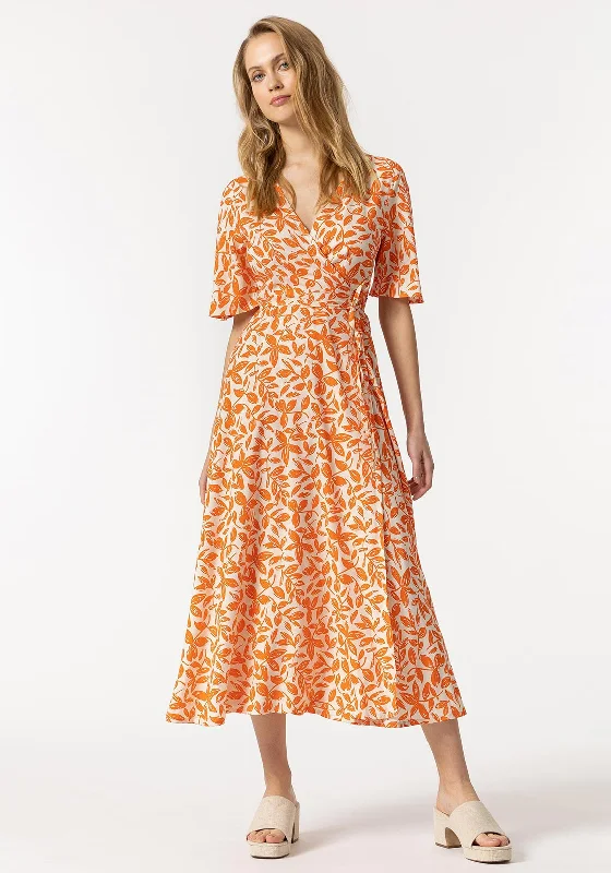 Can't Miss Tiffosi Paris Wrap Maxi Dress, Orange