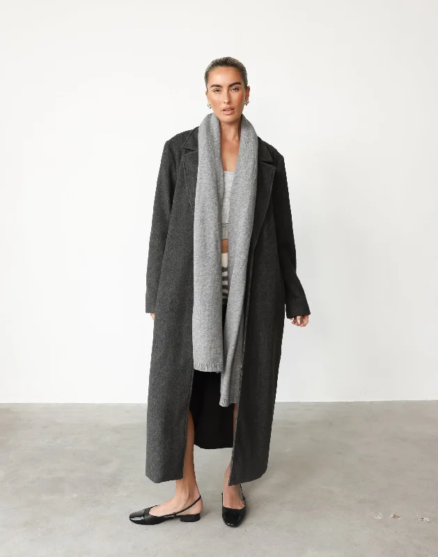 Abbey Trench Coat (Slate)