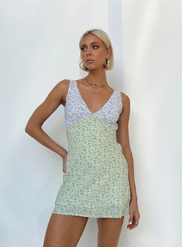 Mega Sale Nellie Mini Dress Two Tone Multi