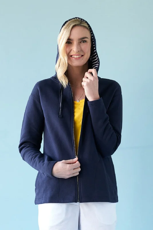 One-DAY Sale Charlie Jane Cardrona Zip Sweat - Navy