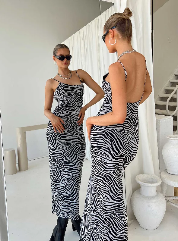 Clearance Items Knox Maxi Dress Zebra
