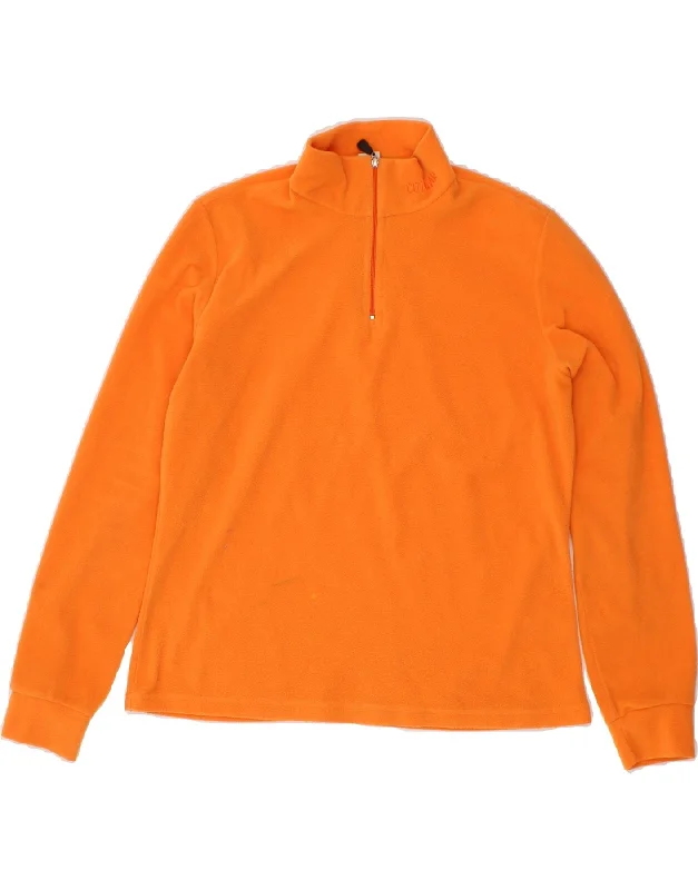 Stock Up and Save COLMAR Womens Zip Neck Fleece Jumper UK 12 Medium Orange Polyester Stock Up and Save COLMAR Womens Zip Neck Fleece Jumper UK 12 Medium Orange Polyester
