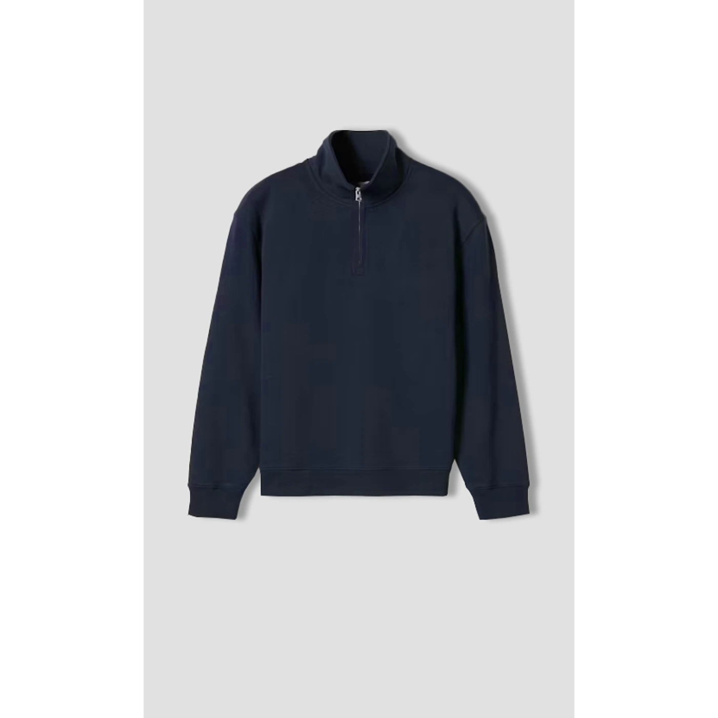 Amazing Deals Navy Blue Half Zip Sweatshirt