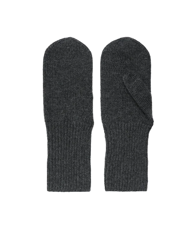 Mega Sale Lea Wool Mittens - Grey