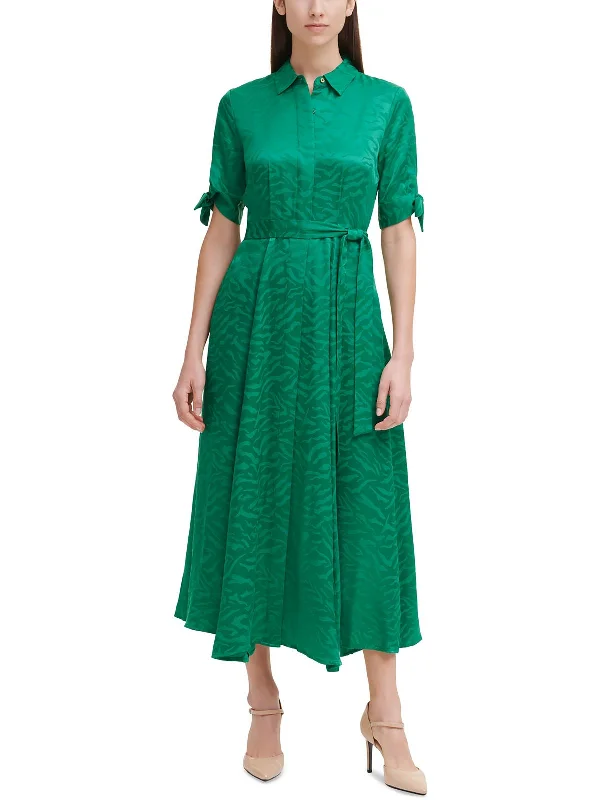 Super Bargain Womens Printed Rayon Maxi Dress