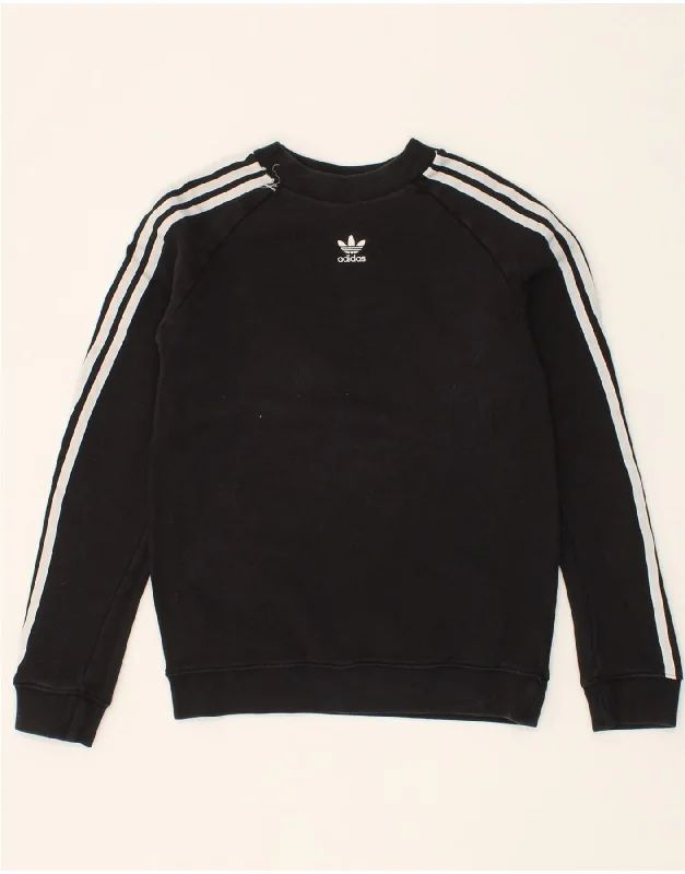 Limited Availability ADIDAS Womens Sweatshirt Jumper UK 6 XS Black Cotton