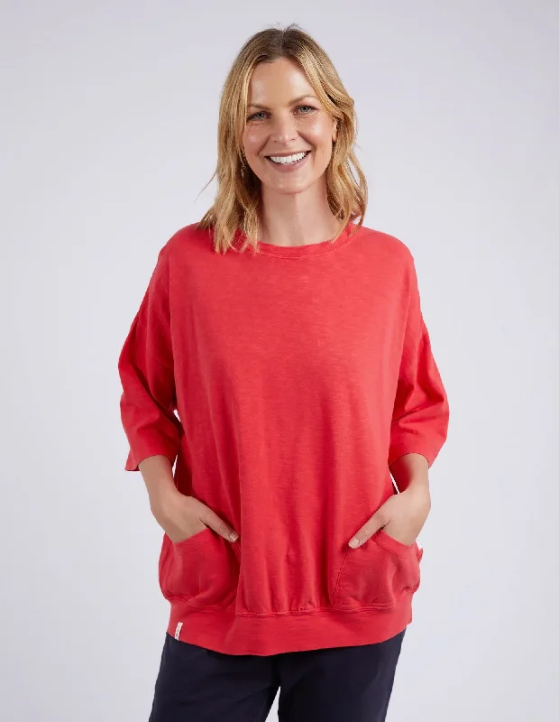 Exclusive Offers Elm Mazie Sweat - Bittersweet Red