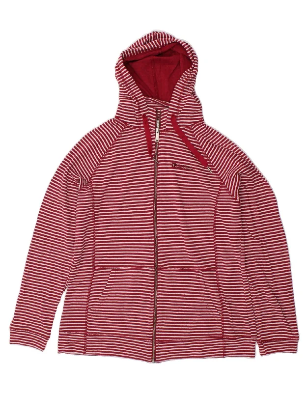 Discount Deals MOUNTAIN WAREHOUSE Womens Zip Hoodie Sweater UK 16 Large Burgundy Striped Discount Deals MOUNTAIN WAREHOUSE Womens Zip Hoodie Sweater UK 16 Large Burgundy Striped