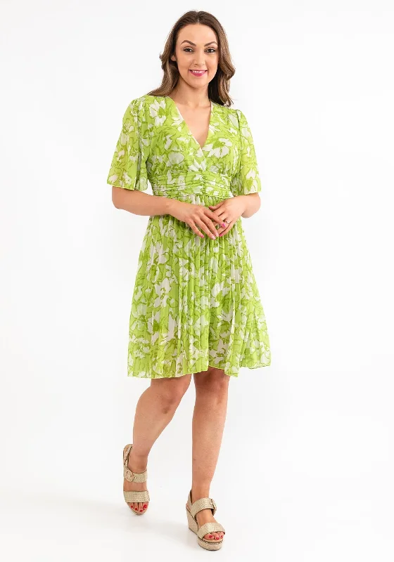 Final Markdown Seventy1 One Size Chiffon Mini Dress, Green