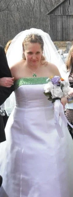 Savings Galore David's Bridal Strapless Ballgown