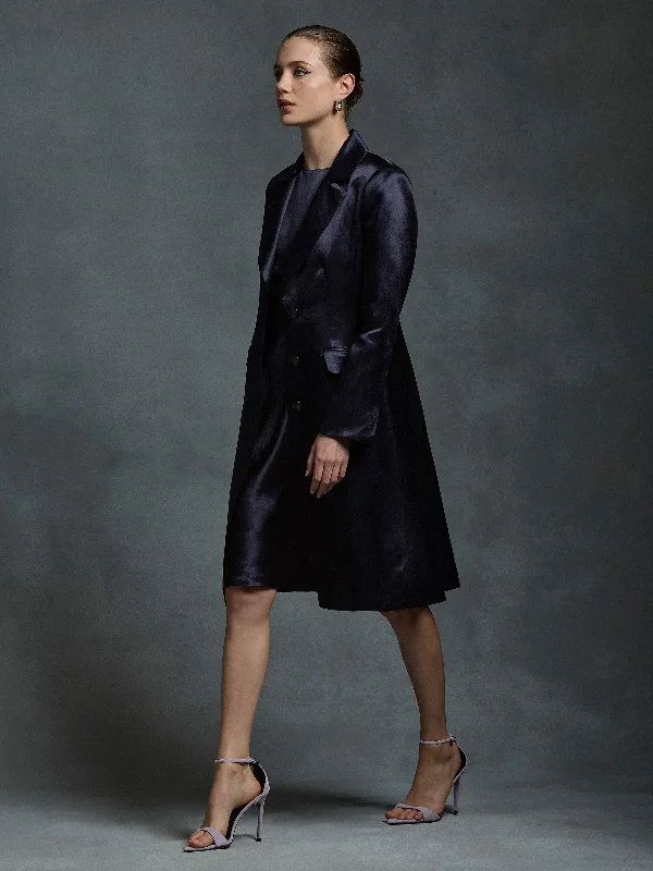 Limited Availability Bianca Long Jacket - Royal Purple