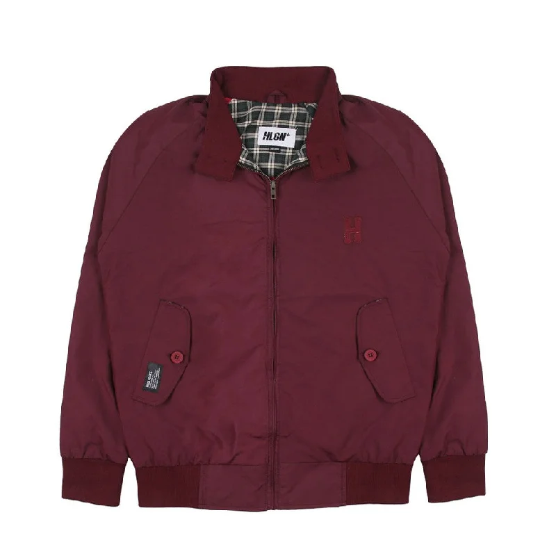 TIME-Limited Offer HARRY 21.4 MAROON - HARRINGTON JACKET