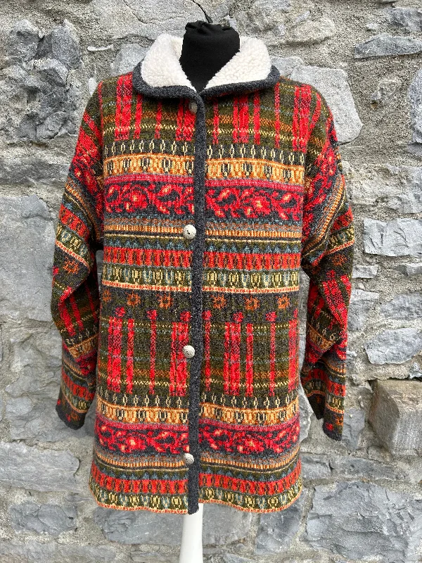 Savings Galore 90s Aztec furry lined jacket M/L men
