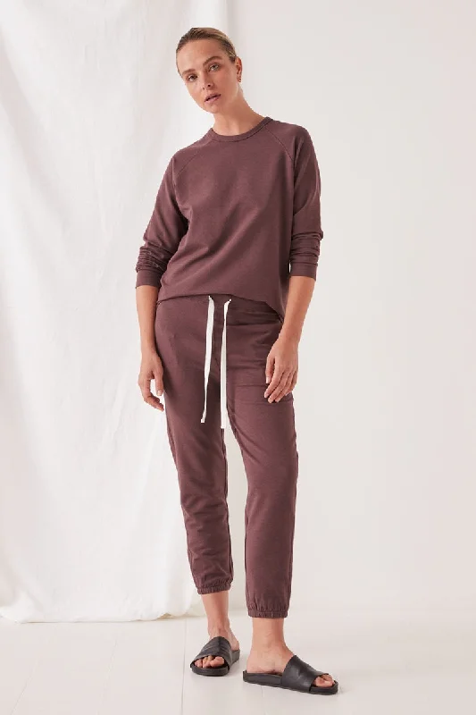 Early Bird Discount Assembly Label - Kin Fleece Top - Damson