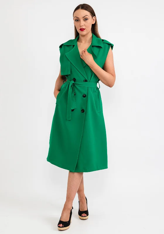 Deal Alert Seventy1 One Size Sleeveless Blazer Dress, Emerald