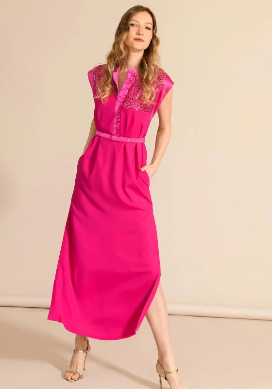 Caroline Kilkenny Gigi Dress, Lipstick Pink