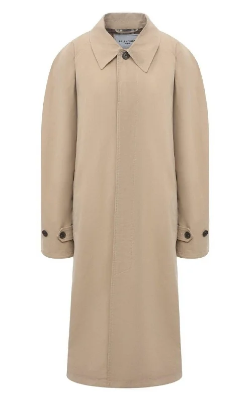 Deal Zone Beige Twill Car Coat