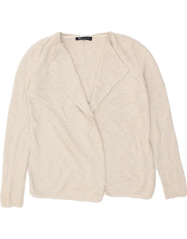 Price Fest CREW CLOTHING Womens Cardigan Sweater UK 10 Small White Cotton