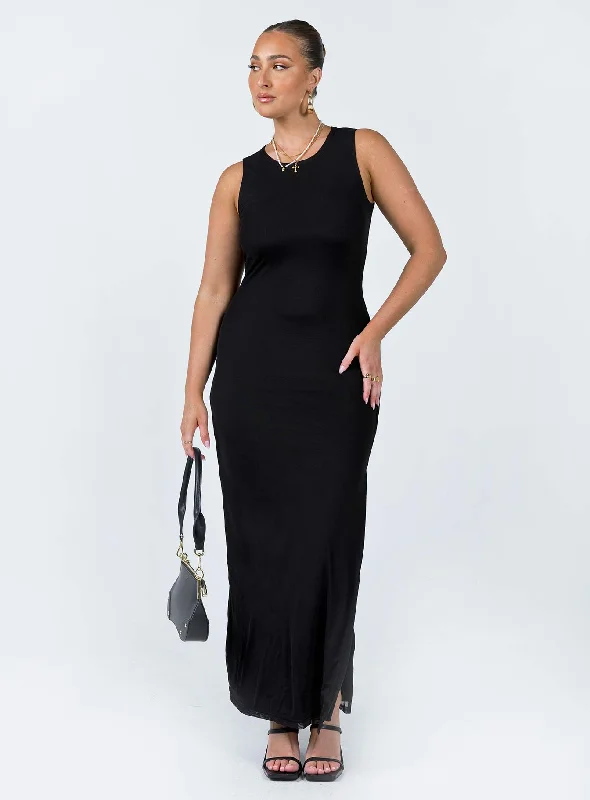 Weekend Special Brenly Mesh Maxi Dress Black