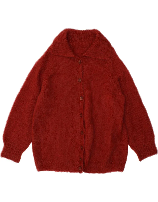 Deal Alert VINTAGE Womens Cardigan Sweater UK 16 Large Red