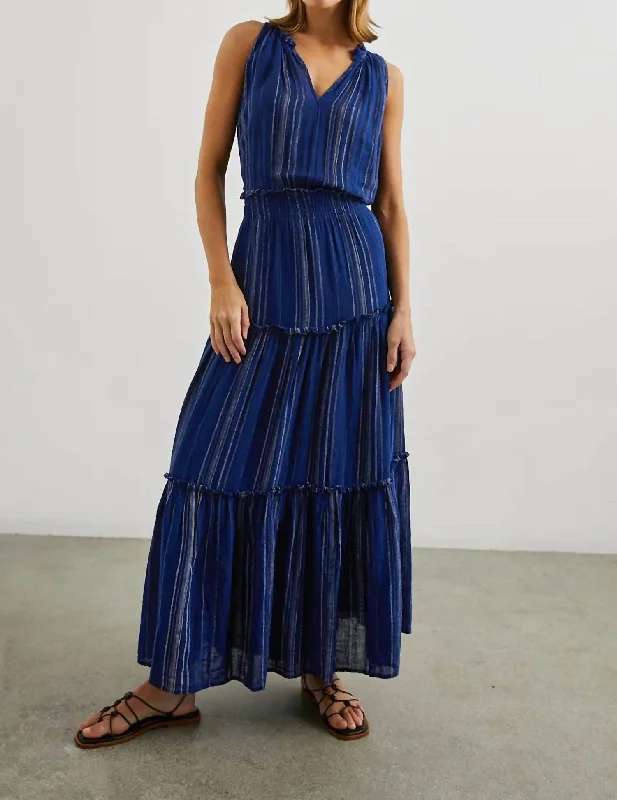 Loulou Dress In Noja Stripe