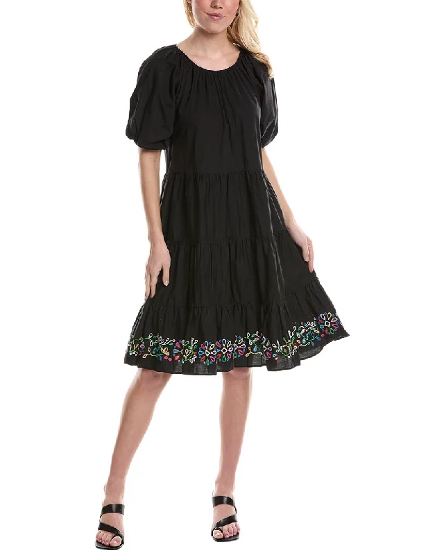 Discount Extravaganza Johnny Was Amanza Eyelet Mini Dress