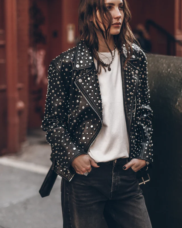 Exclusive Offers The Studded Leather Jacket