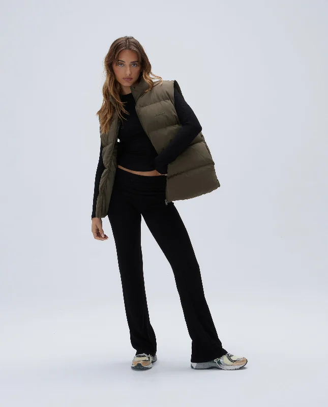 Lowest Price Padded Oversized Gilet - Green