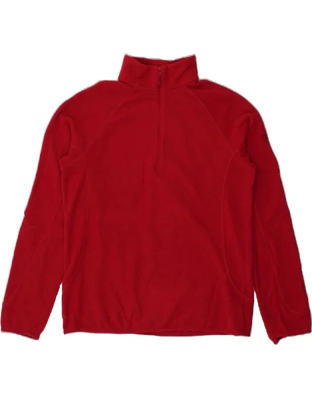Year-End Sale BERGHAUS Womens Zip Neck Fleece Jumper UK 18 XL Pink Polyester