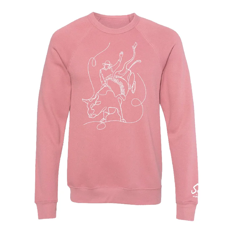 Clearance Items JJ X PBR Pencil Sketch Ladies Crewneck