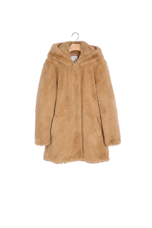 Don't Wait Manteau en fausse fourrure