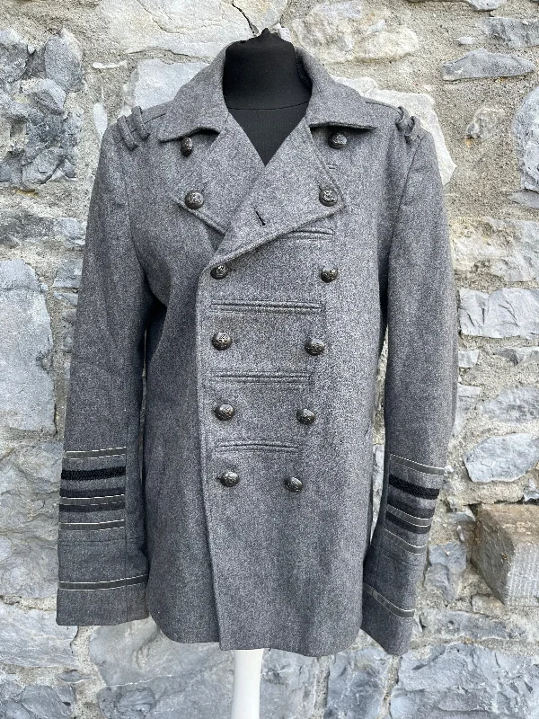 Final Clearance Grey military coat Small