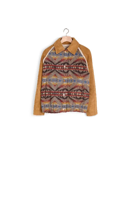 Customer Appreciation Sale Manteau bi matière à motifs graphiques