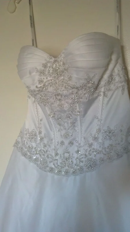 Exclusive Savings David's Bridal Strapless A-line