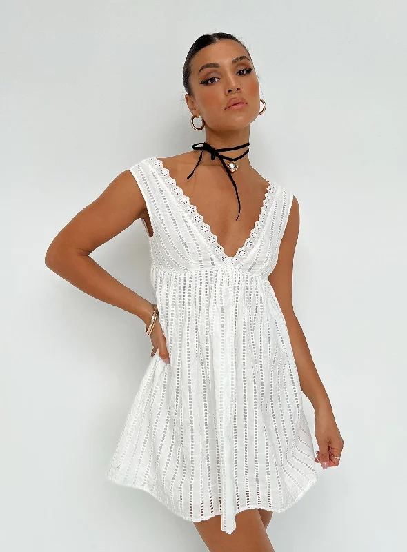Fantastic Deals Laney Mini Dress White