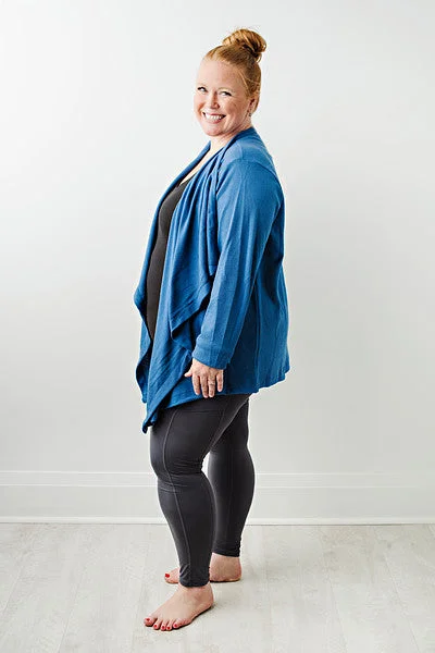 Buy Now Waterfall Waffle Knit Layering Jacket ( final sale )